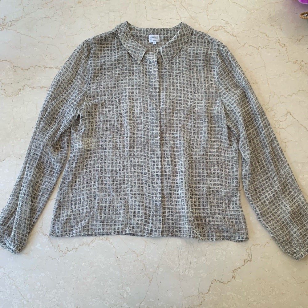 Armani Collezioni Vintage Silk Blouse
